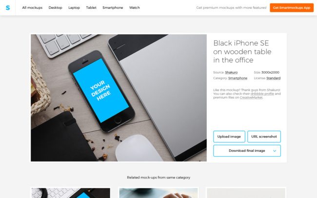 Smartmockups – create product screenshots