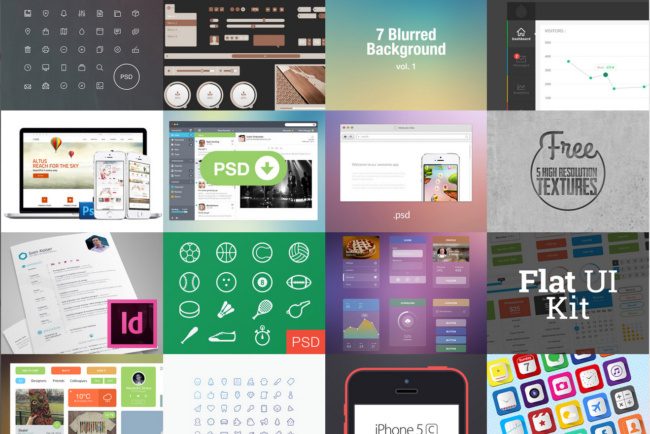 DBFreebies – best freebies design resources from Dribbble and Behance