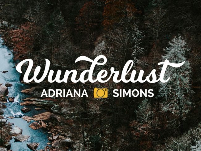 Free wunderlust photography logo