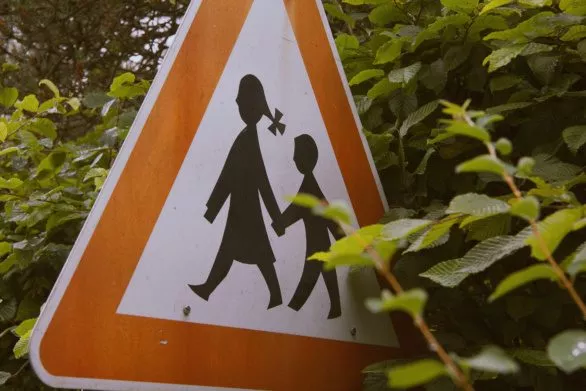 Children road sign