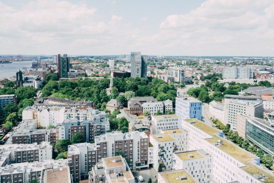 Hamburg, Germany, from above