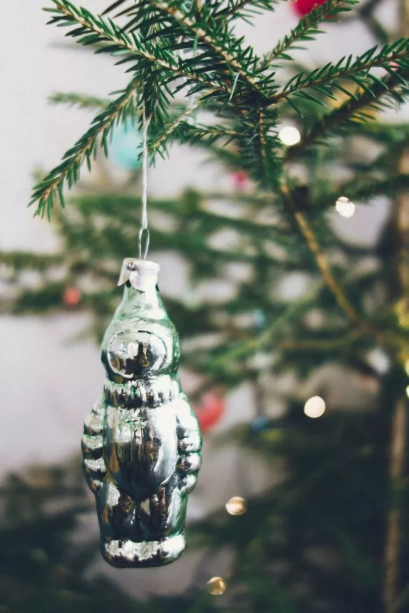 Vintage christmas-tree decoration