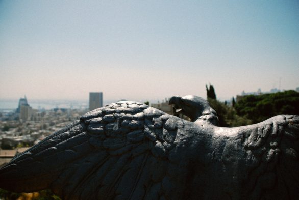 Eagle Statue over the City