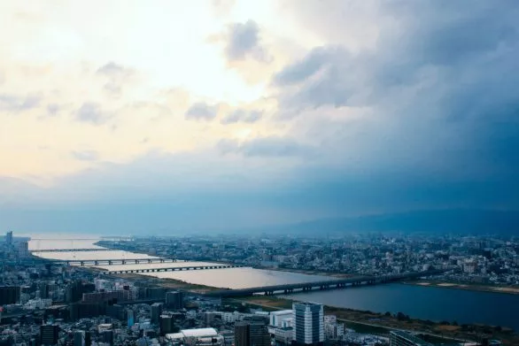 View from Umeda Building in Osaka