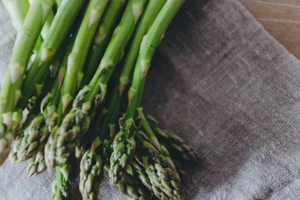 A bouquet of asparagus