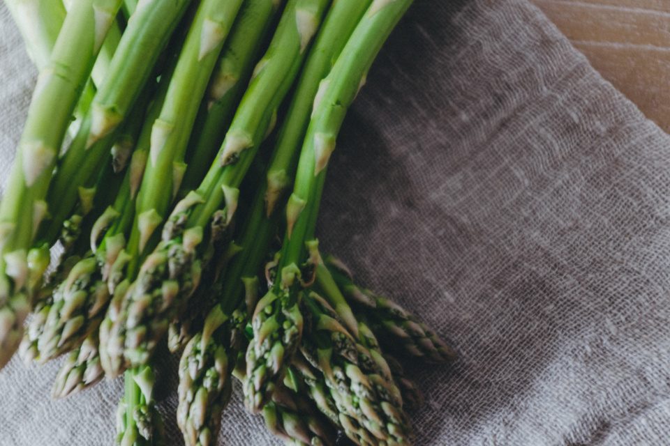 A bouquet of asparagus
