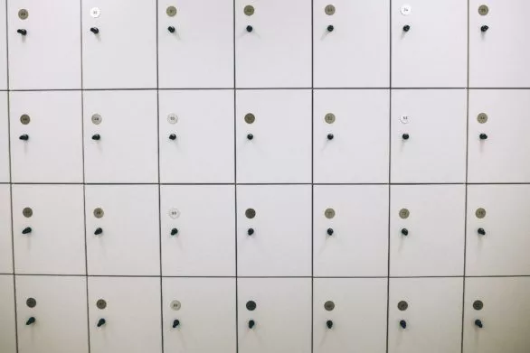 lockers with numbers