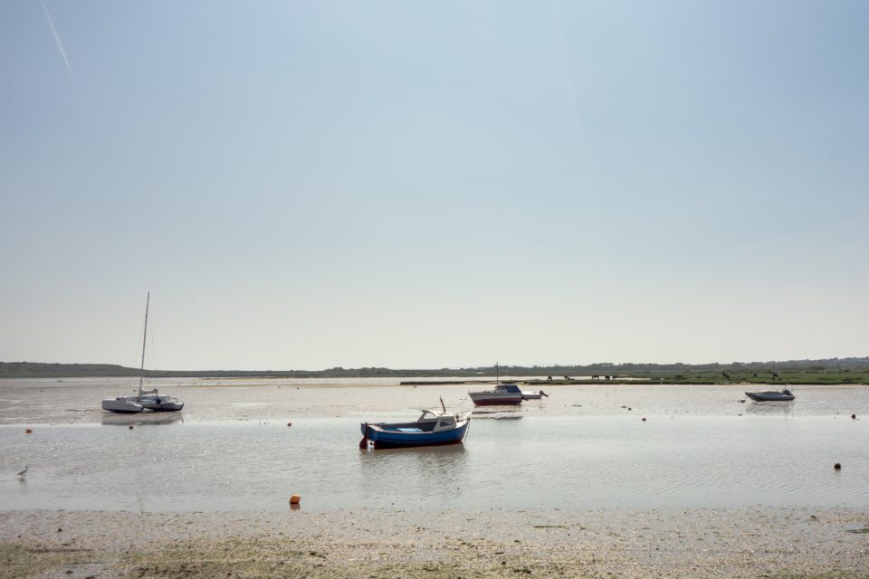 Boats in Christchurch Harbour