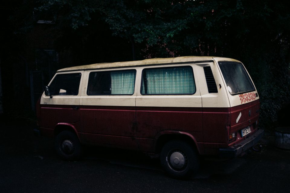 Old camper van