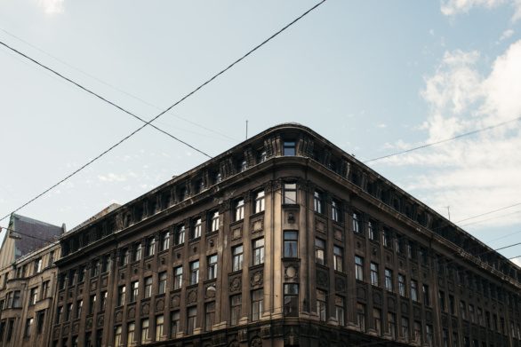 Neoclassical architecture in Riga, Latvia