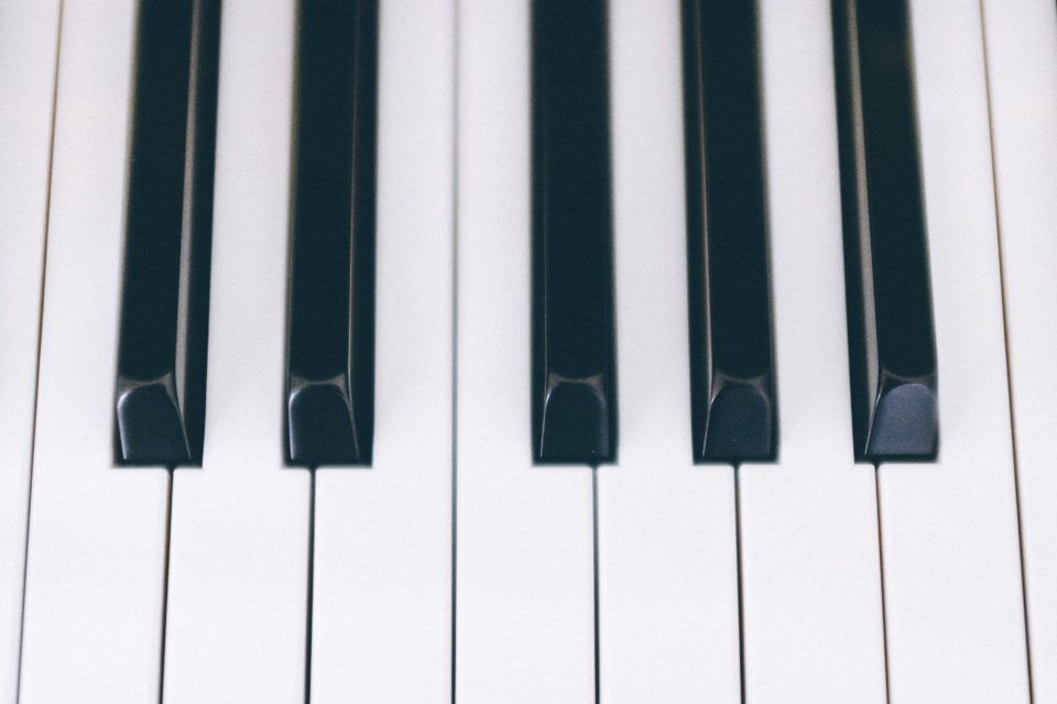 Piano keyboard octave