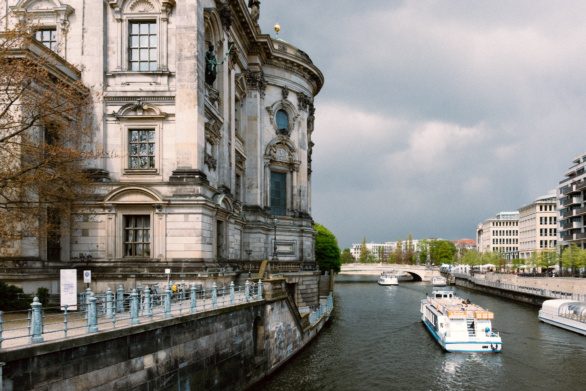 Spree river and the Berliner Dome