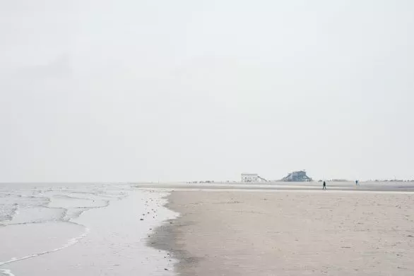 The North Sea in ST. PETER-ORDING, GERMANY