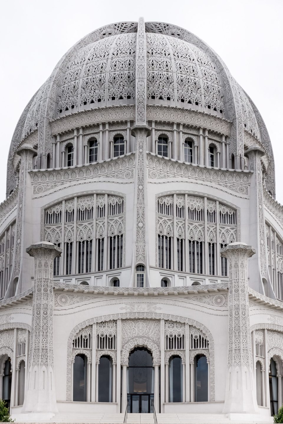 The Bahá'í House of Worship in Wilmette, Illinois