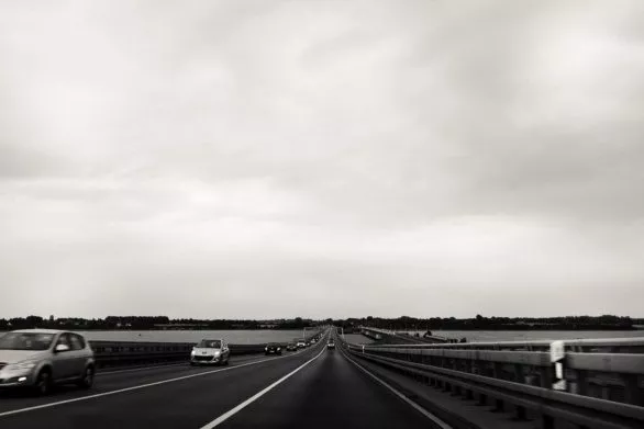 Driving in black and white