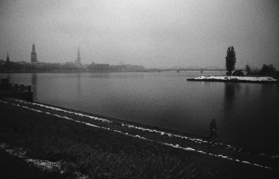 Riga in black and white