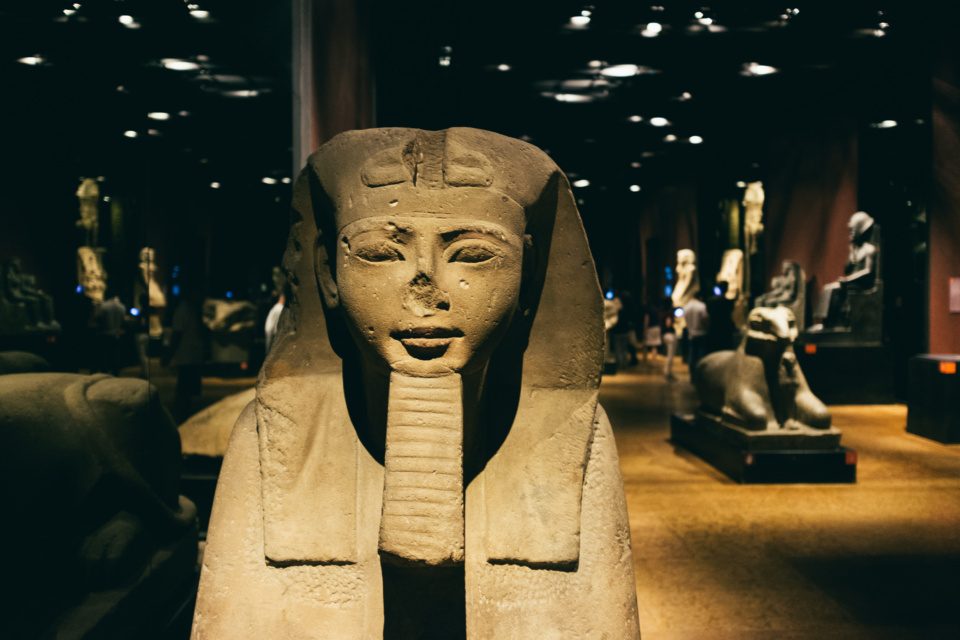Sphinx in the Egyptian Museum