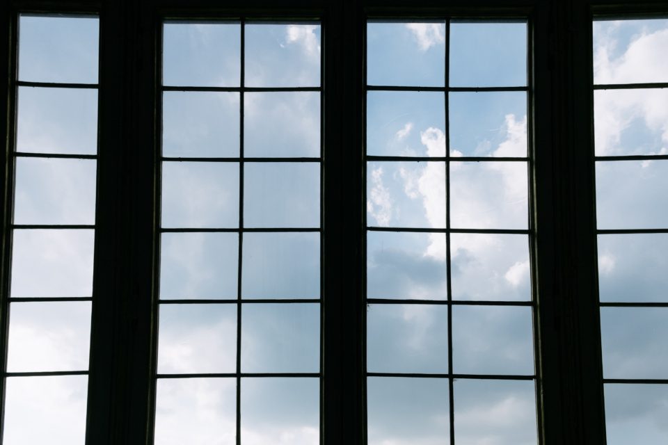 Sky through big window