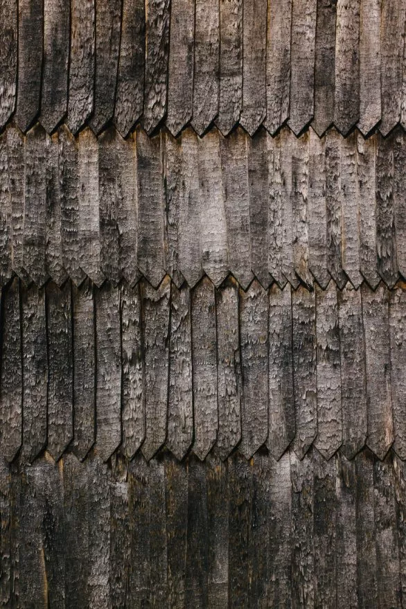 old textured fence
