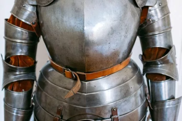 Knight armour close up