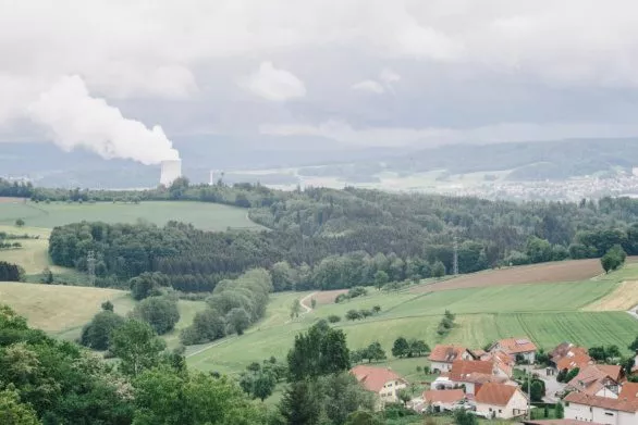 Leibstadt Nuclear Power Plant from a distance