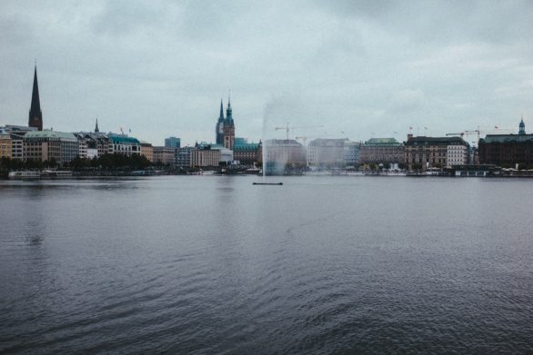 Rainy day in Hamburg