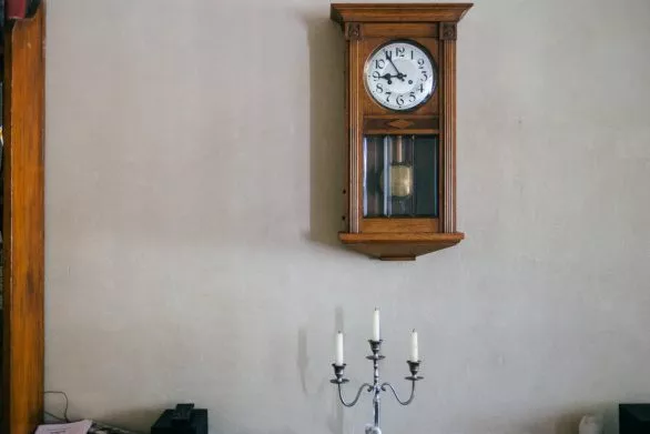vintage pendulum clock