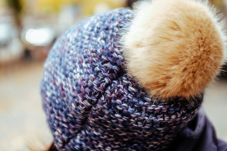 winter hat with pompon