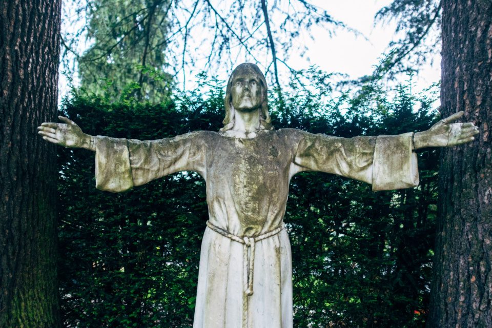 The statue of Jesus Christ