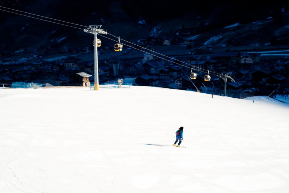 Skiing in Livigno