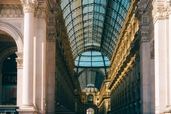 Galleria Vittorio Emanuele II in Milan Italy
