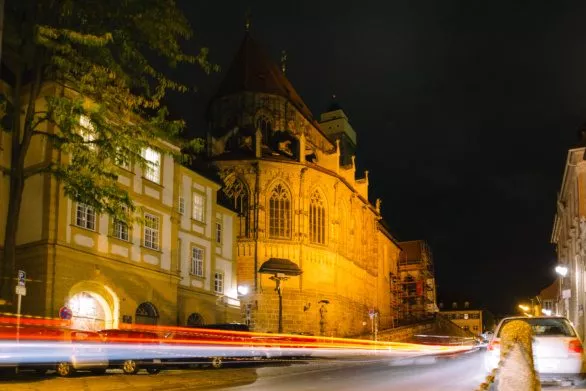 Light trails in Bamberg