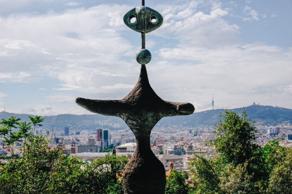 Joan Miró sculpture in Barcelona