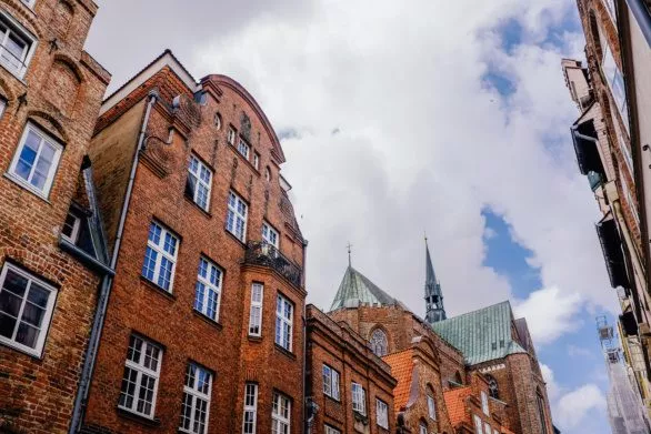 Buildings in the old town of Lübeck