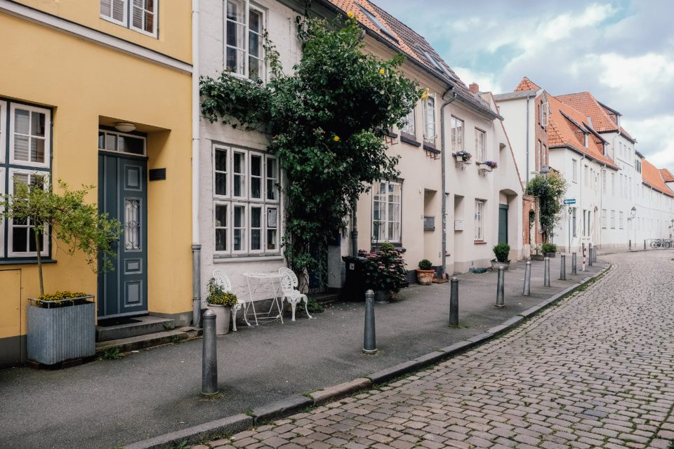 Street in Lübeck, Germany