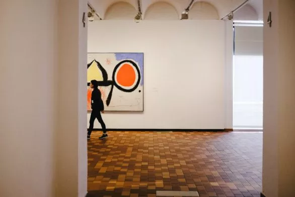 In Joan Miro Foundation in Barcelona