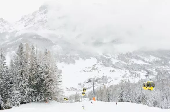 Ski Resort in Dolomites, Italy