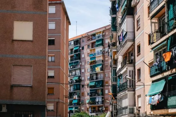 Residential district in Barcelona