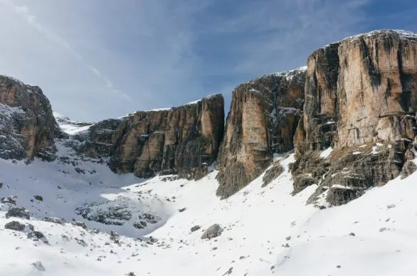 Winter in Dolomites, Italy