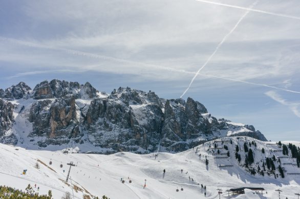 Ski Resort in Dolomites, Italy