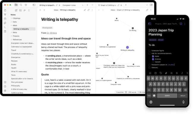 Obsidian – Advanced Note-Taking for Writers