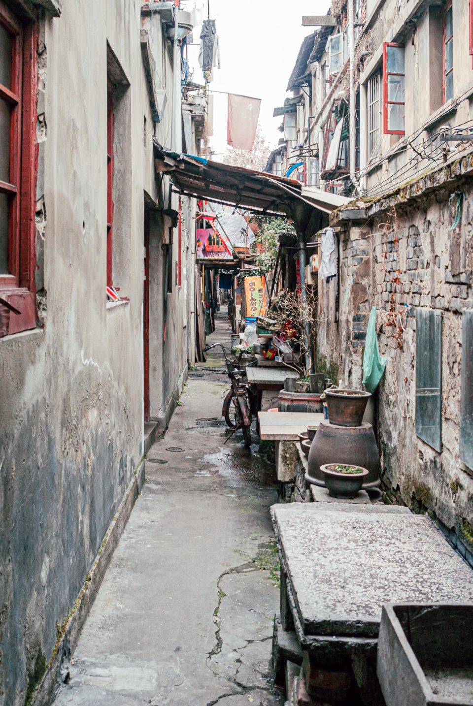 Hutong in Hangzhou, China