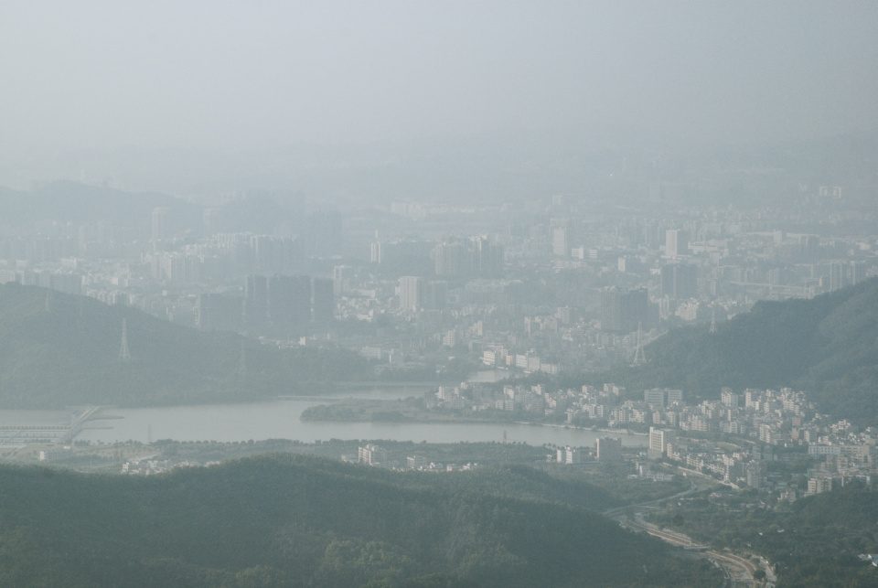 Haze over Shenzhen
