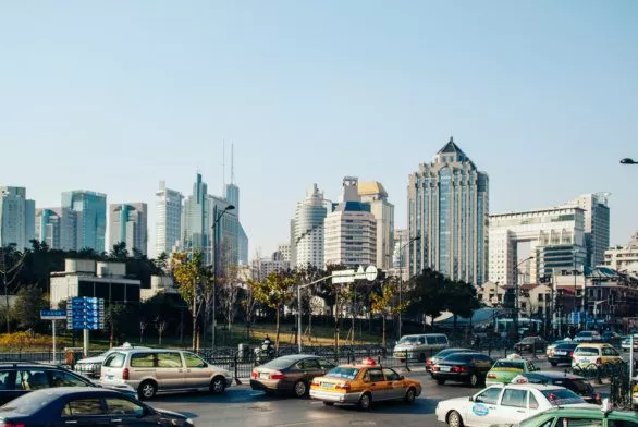 Steet in Shanghai