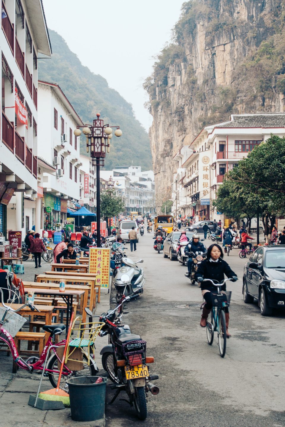Street in Yyangshuo, China