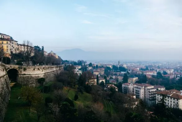 City of Bergamo, Lombardy, Italy