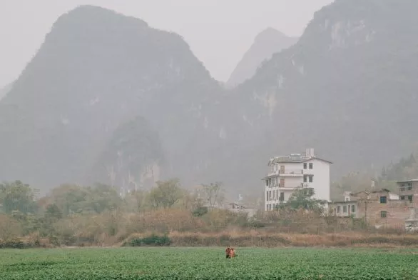 Farmers in Yangshuo, China