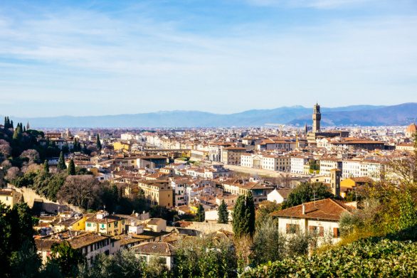 A view to Florence, Italy