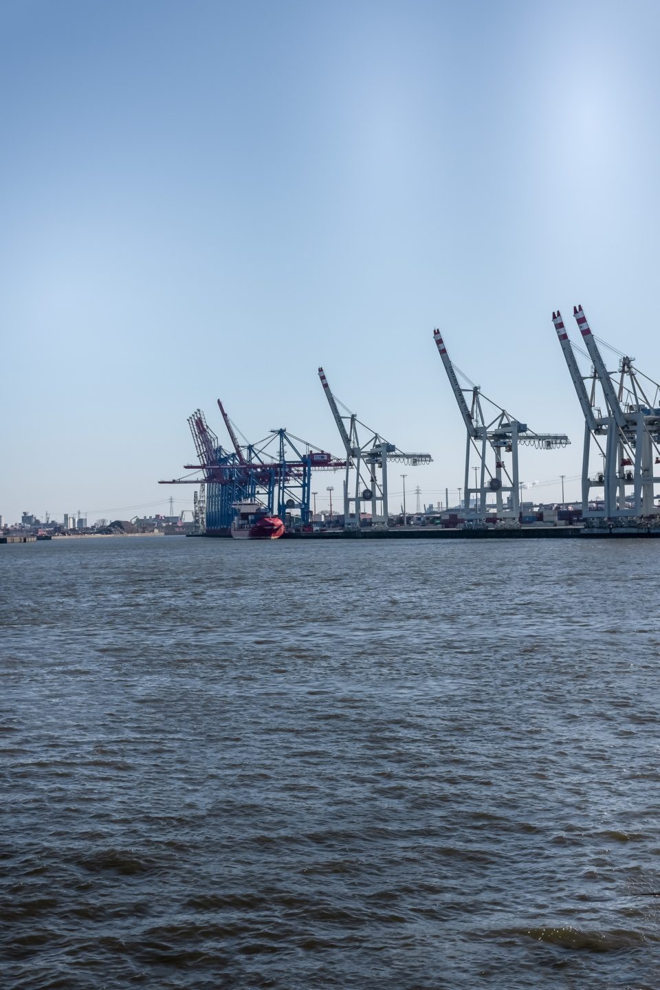Cranes at the Port of Hamburg