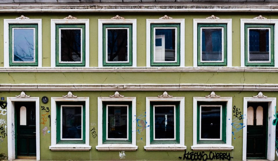 Abandoned house in Hamburg-Altona